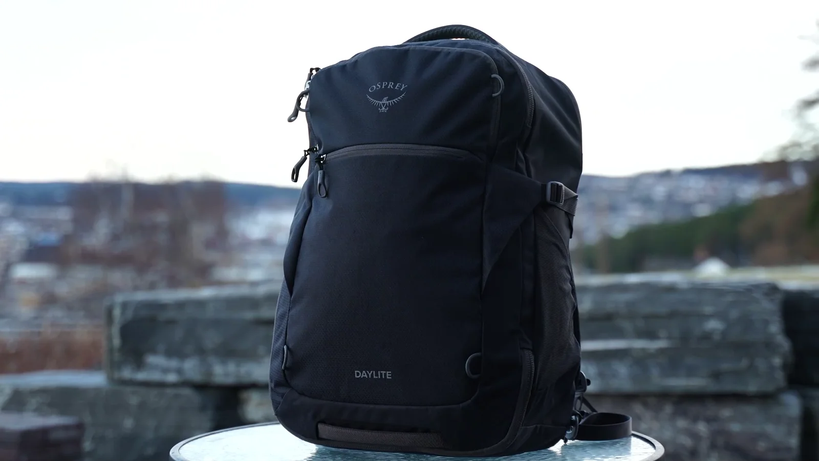 Osprey Daylite Carry-On Travel Pack 35 front angle showing compact profile