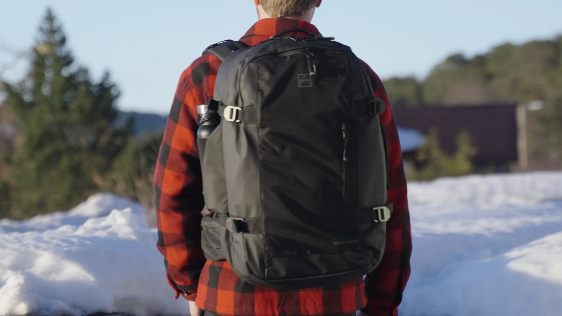 stubble co 40l wearing back view